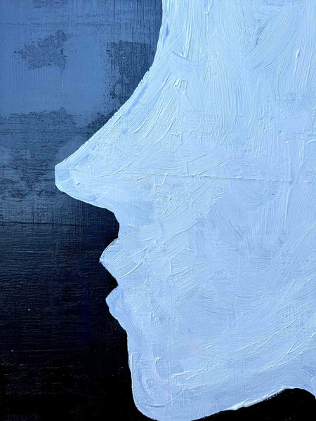 Découvrez "AUTOPORTRAIT" issue de la série INSTANTS VOLÉS d'Alina Schiau, aka alina(lalala).Huile et acrylique sur toile de lin montée sur châssis. - 2023. Découvrez toutes les oeuvres de l'univers contemporain, déjanté et décapant de l'artiste.