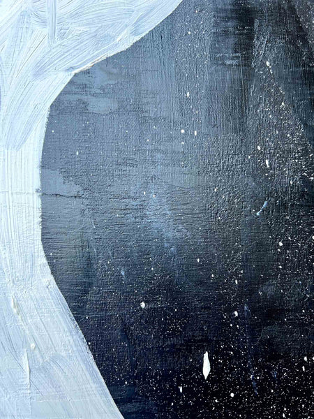 Découvrez "AUTOPORTRAIT" issue de la série INSTANTS VOLÉS d'Alina Schiau, aka alina(lalala).Huile et acrylique sur toile de lin montée sur châssis. - 2023. Découvrez toutes les oeuvres de l'univers contemporain, déjanté et décapant de l'artiste.