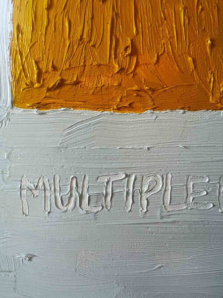 Découvrez "CLOUDS" issue de la série PRISMES d'Alina Schiau, aka alina(lalala).Huile et acrylique sur toile de lin montée sur châssis. - 2023. Découvrez toutes les oeuvres de l'univers contemporain, déjanté et décapant de l'artiste.