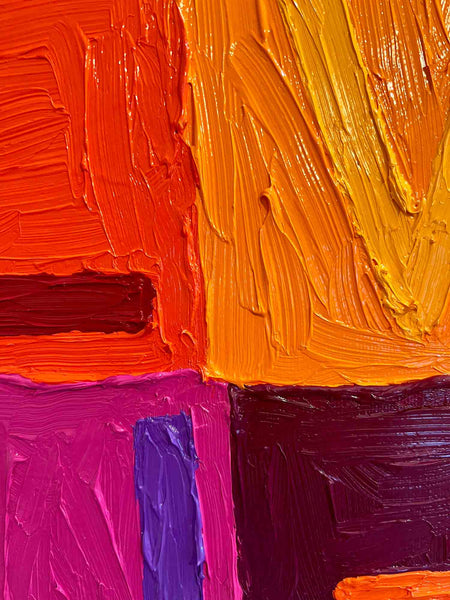 Découvrez "SHIFT" issue de la série PRISMES, RUBIK'S d'Alina Schiau.Huile et acrylique sur toile de lin montée sur châssis. - 2024. Découvrez toutes les oeuvres de l'univers contemporain, déjanté et décapant de l'artiste.