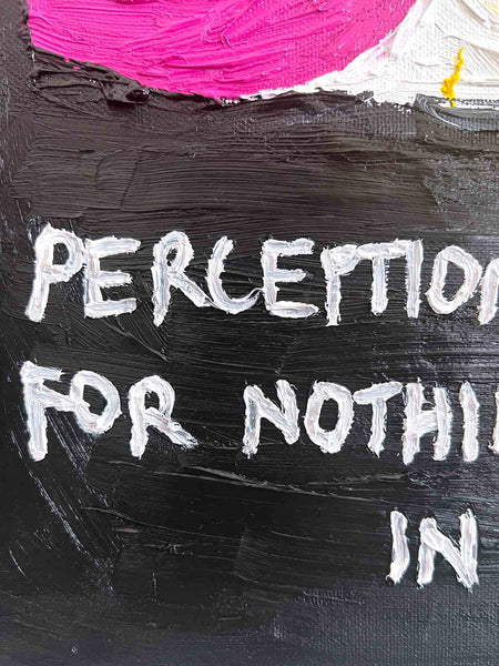 Découvrez "WAVES" issue de la série PRISMES d'Alina Schiau, aka alina(lalala).Huile et acrylique sur toile de lin montée sur châssis. - 2023. Découvrez toutes les oeuvres de l'univers contemporain, déjanté et décapant de l'artiste.