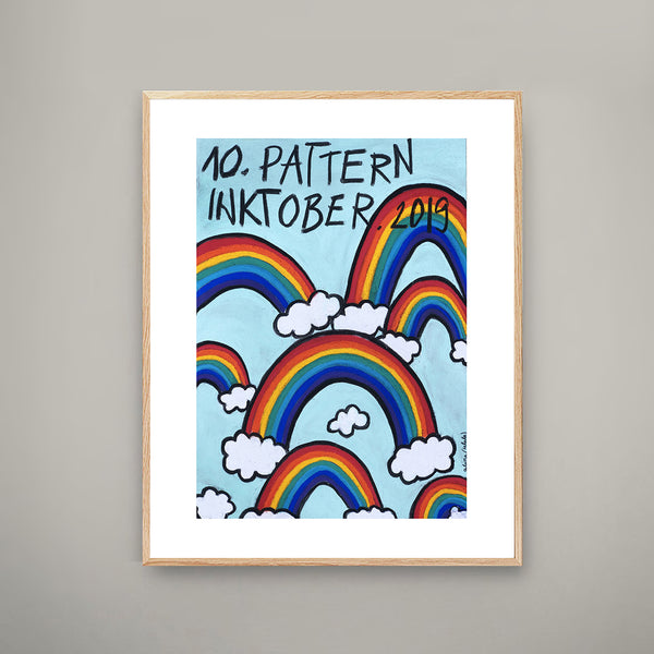 Découvrez "10.PATTERN" dessin de la série DRAW ME A LINE d'Alina(lalala). Pastel sur papier de 30x40 cm, encadré 40x50 cm avec passe-partout blanc : cadre en bois de chêne, verre acrylique épais, léger et incassable. Voir tous les dessins, l'univers déjanté et décapant de l'artiste.