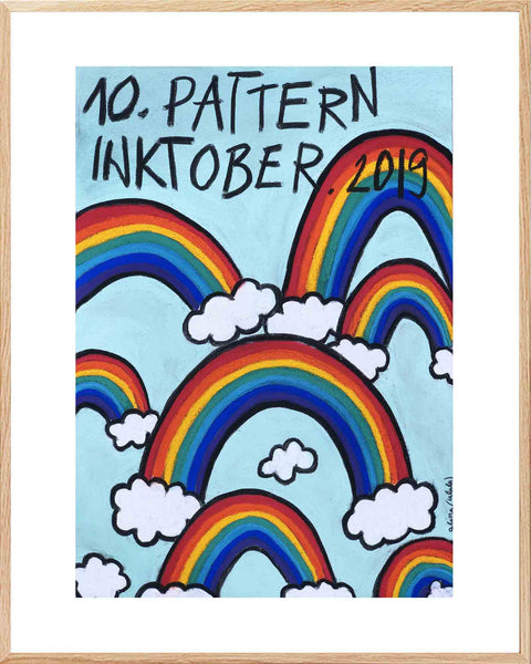 Découvrez "10.PATTERN" dessin de la série DRAW ME A LINE d'Alina Schiau aka(lalala). Pastel sur papier de 30x40 cm, encadré 40x50 cm avec passe-partout blanc : cadre en bois de chêne, verre acrylique épais, léger et incassable. Voir tous les dessins, l'univers déjanté et décapant de l'artiste.