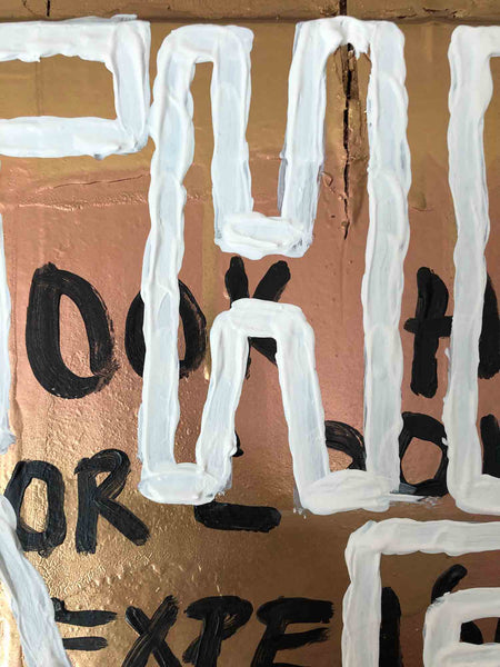 Découvrez "The Door" issue de la série EMPTY d'Alina Schiau, aka alina(lalala). Bombe et peinture murale, sur ancienne porte en bois. Voir toutes les oeuvres, l'univers contemporain, déjanté et décapant de l'artiste.