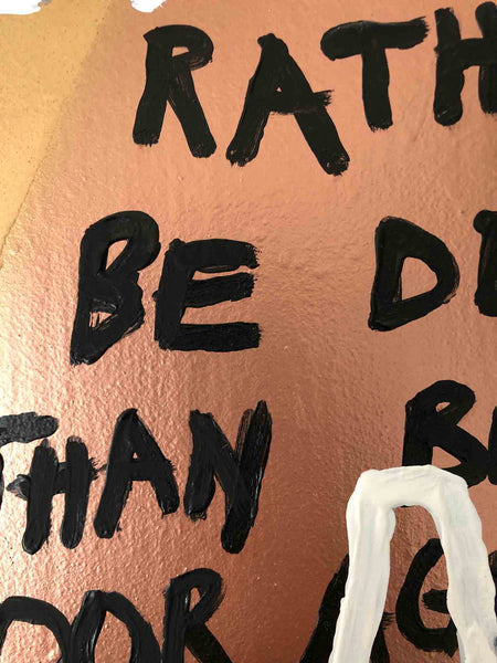 Découvrez "The Door" issue de la série EMPTY d'Alina Schiau, aka alina(lalala). Bombe et peinture murale, sur ancienne porte en bois. Voir toutes les oeuvres, l'univers contemporain, déjanté et décapant de l'artiste.