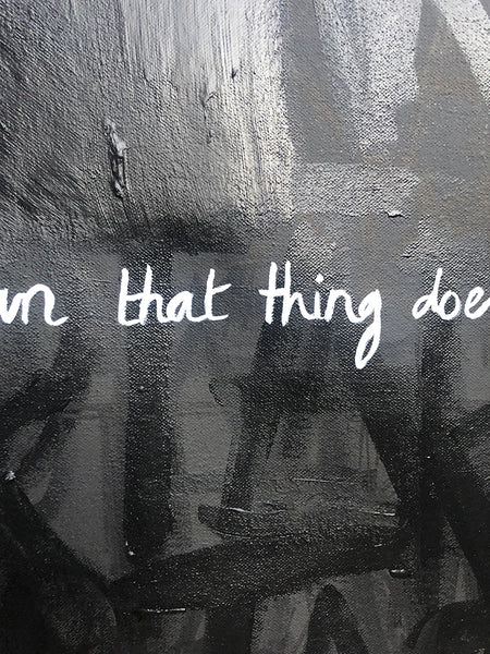 Découvrez "ART" ARTPoster d'Alina Schiau, aka (lalala). Bombe, Posca et acrylique sur toile découpée et fixée manuellement entre deux baguettes de bois. Voir toutes les oeuvres, l'univers contemporain déjanté et décapant de l'artiste.