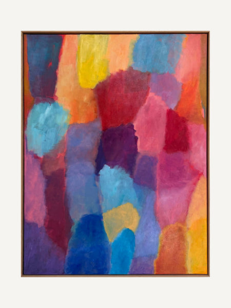 LILI, Alina Schiau, 2026, huile et bâtons d'huile sur lin, 116 × 89 cm