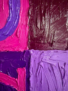 Découvrez "SHIFT" issue de la série PRISMES, RUBIK'S d'Alina Schiau.Huile et acrylique sur toile de lin montée sur châssis. - 2024. Découvrez toutes les oeuvres de l'univers contemporain, déjanté et décapant de l'artiste.