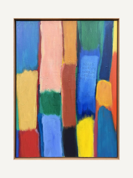 WHEN TIME SLOWS, Alina Schiau, 2025, huile et acrylique sur lin, 80 × 60 cm